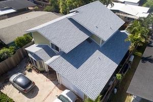 Residential roof replacement in Maui by Kapili Roofing